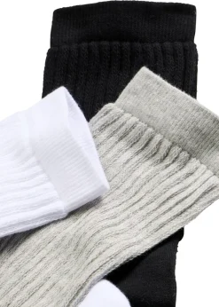 Calcetines deportivos con algodón orgánico (3 pares) Mujer Medias, Panties Y Calcetines