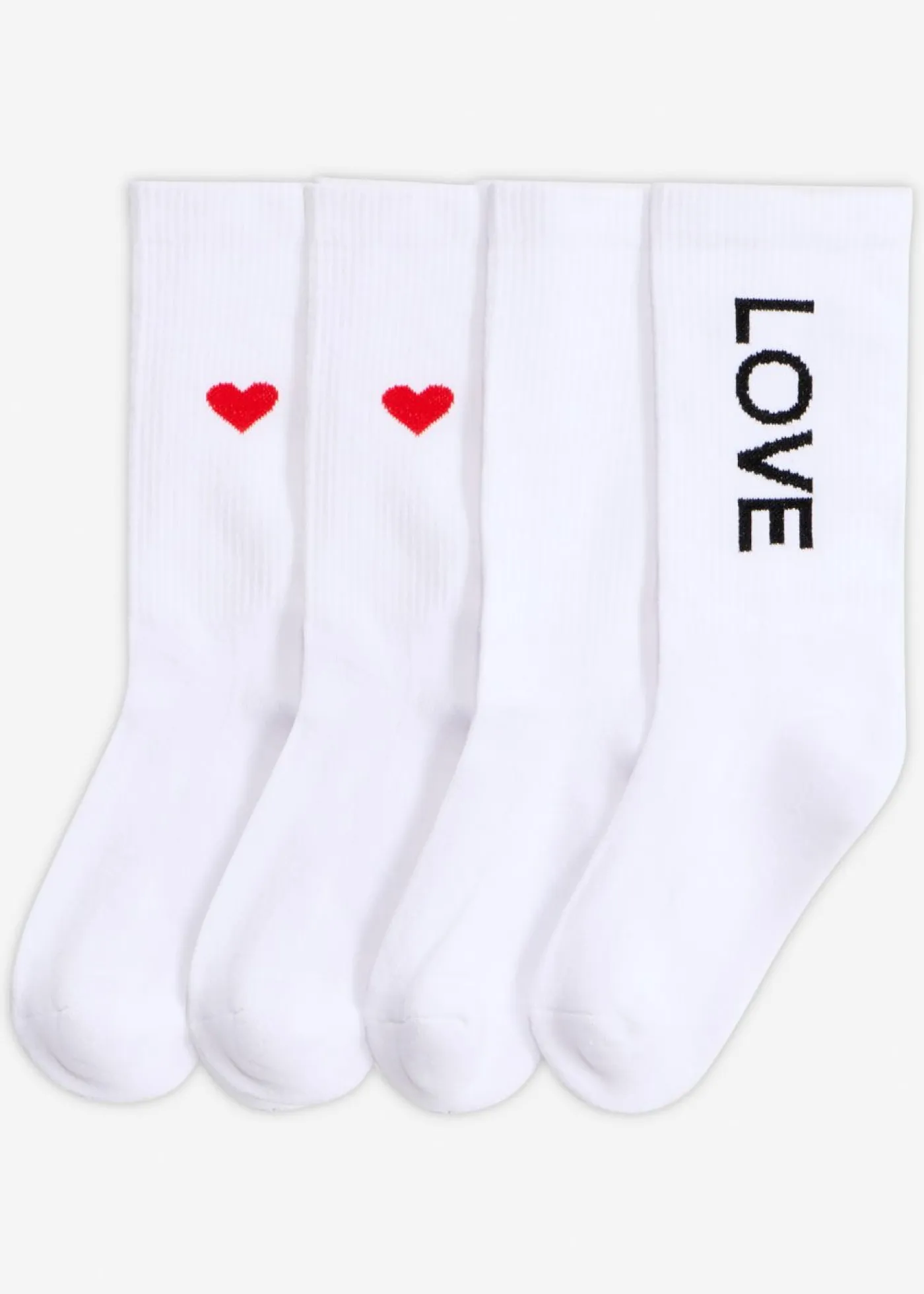 Calcetines deportivos con algodón orgánico (4 pares) Mujer Medias, Panties Y Calcetines
