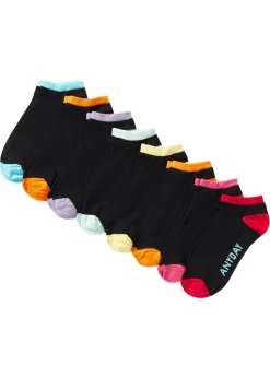 Outlet Calcetines deportivos de algodón orgánico (8 pares) Mujer Multipack|Niño·Calcetines