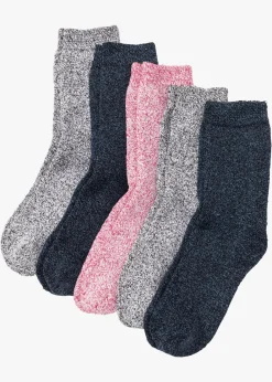 Clearance Calcetines térmicos de rizo (5 unidades) con algodón orgánico Mujer Sandalias|Medias