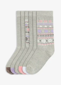 Discount Calcetines con algodón orgánico (6 pares) Mujer Multipack|Niño·Calcetines