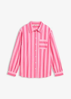 Outlet Camisa de algodón orgánico puro Mujer Camisas Y Blusas|Novedades