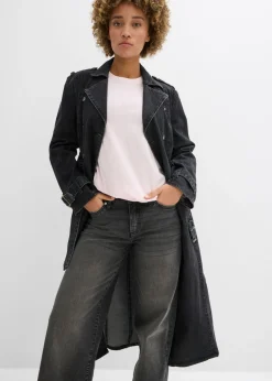 Sale Camisa de algodón orgánico con manga larga Mujer Camisetas|Novedades