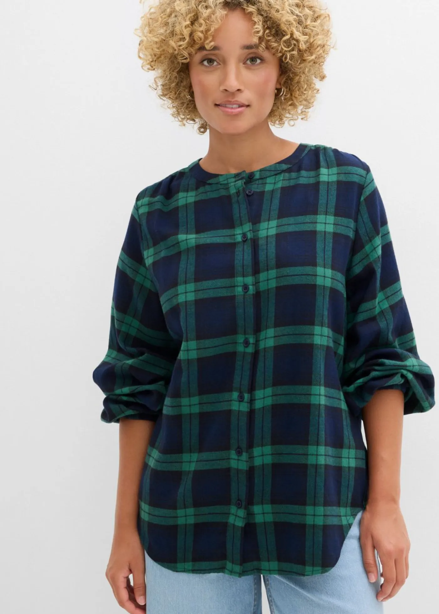 Camisa de franela de algodón puro Mujer Camisas Y Blusas