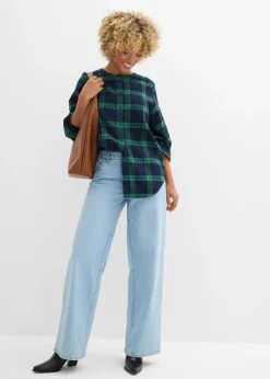 Camisa de franela de algodón puro Mujer Camisas Y Blusas
