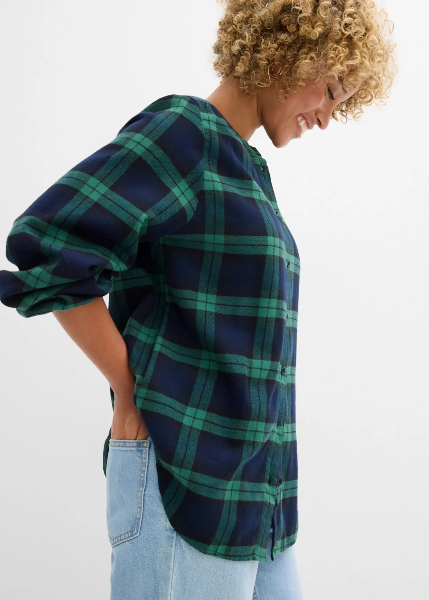 Camisa de franela de algodón puro Mujer Camisas Y Blusas
