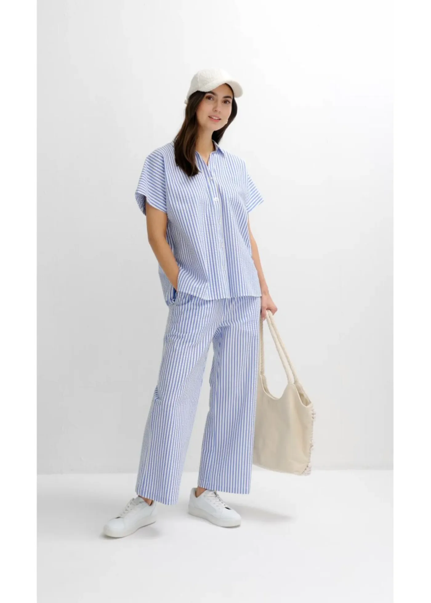 Best Camisa de manga corta estilo milrayas Mujer Camisas Y Blusas