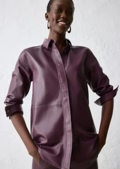 Discount Camisa de napa de cordero Mujer Premium|Camisas Y Blusas