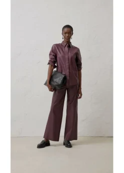 Discount Camisa de napa de cordero Mujer Premium|Camisas Y Blusas