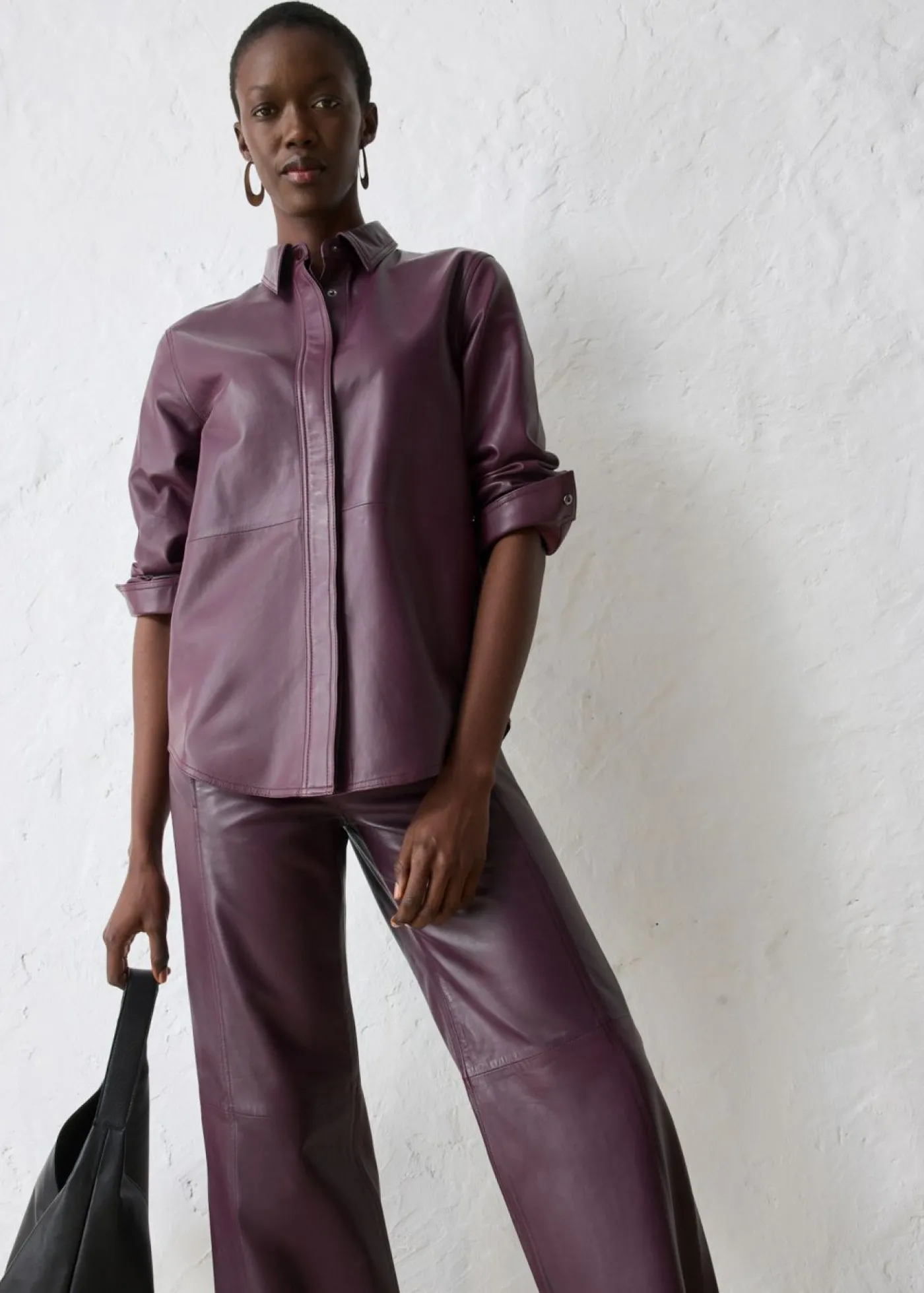 Discount Camisa de napa de cordero Mujer Premium|Camisas Y Blusas