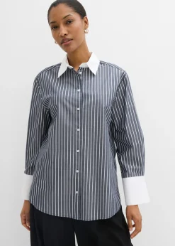 Hot Camisa holgada de algodón puro Mujer Esenciales|Camisas Y Blusas