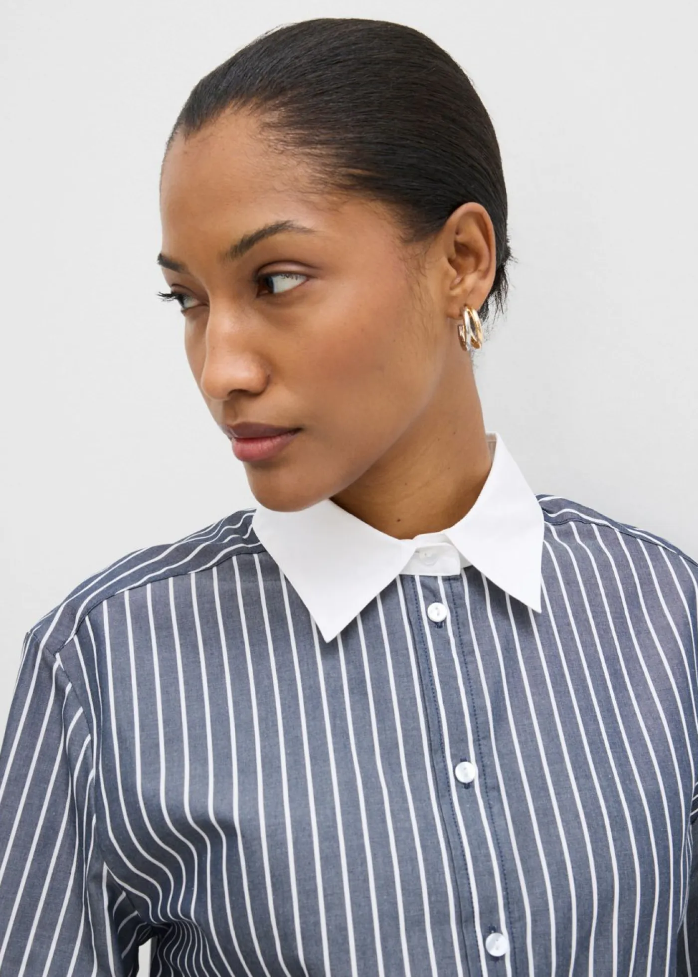 Hot Camisa holgada de algodón puro Mujer Esenciales|Camisas Y Blusas