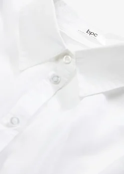 Discount Camisa oversize de algodón con mangas 3/4 Mujer Camisas Y Blusas|Novedades