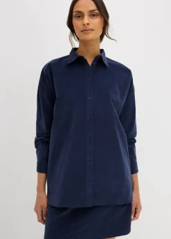 Online Camisa oversize de pana Mujer Camisas Y Blusas