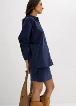 Online Camisa oversize de pana Mujer Camisas Y Blusas