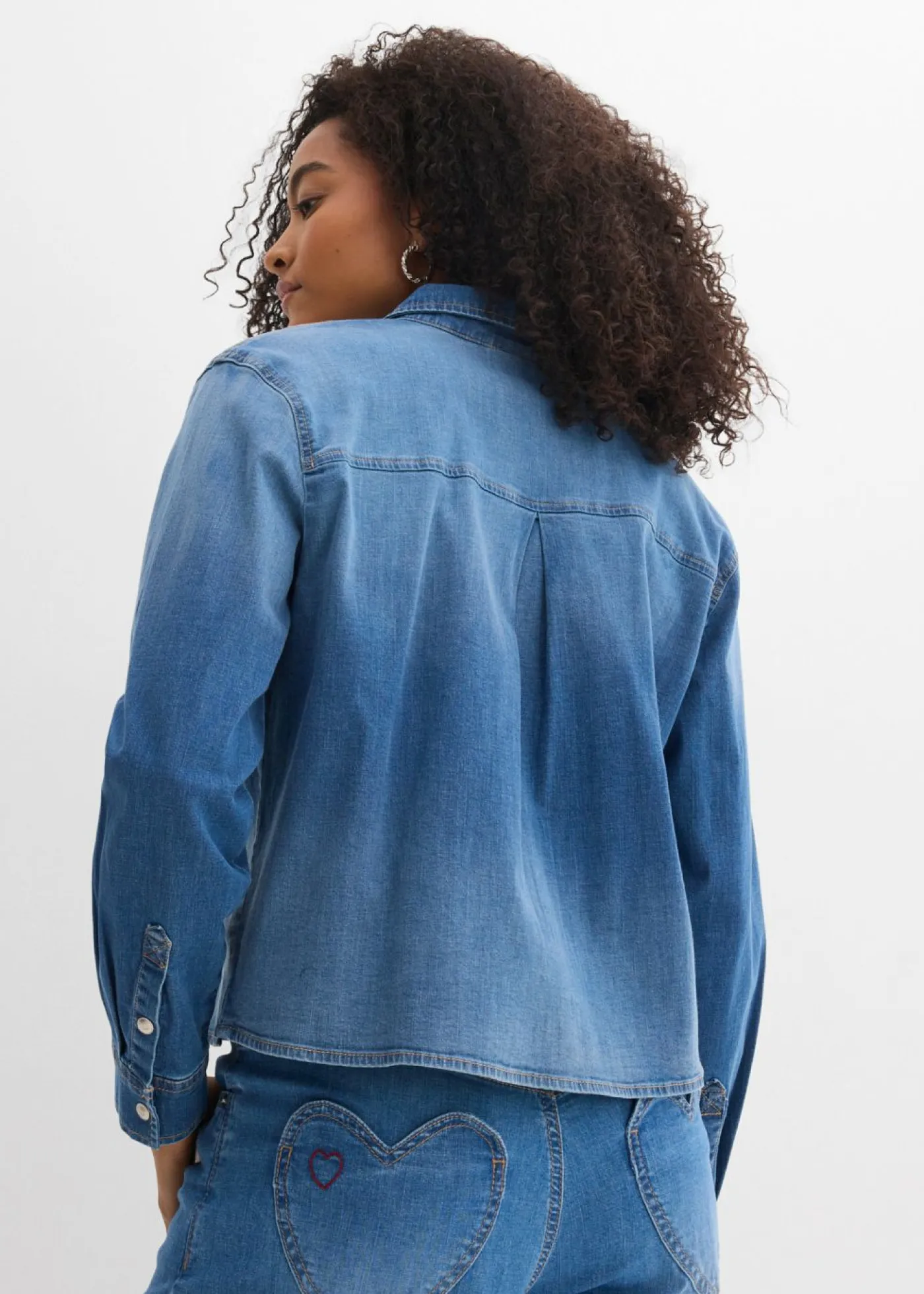 Discount Camisa vaquera con algodón orgánico Mujer Camisas Y Blusas