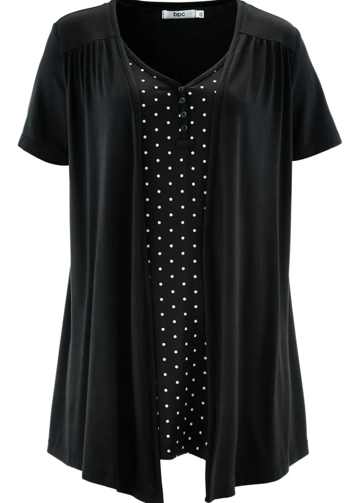 Online Camiseta 2 en 1 con escote en V y manga corta Mujer Camisetas
