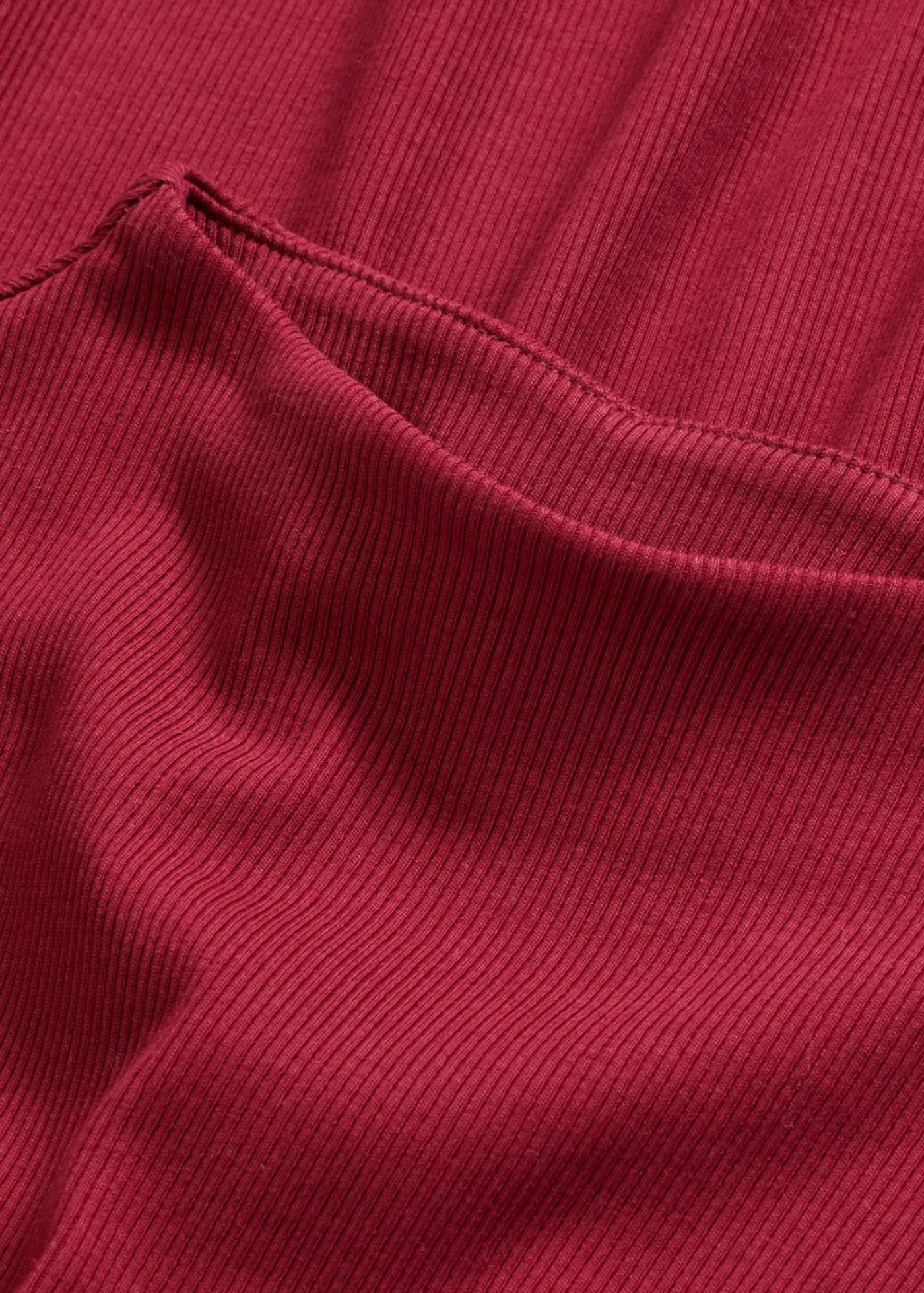 Best Camiseta acanalada de manga larga Mujer Esenciales|Camisetas