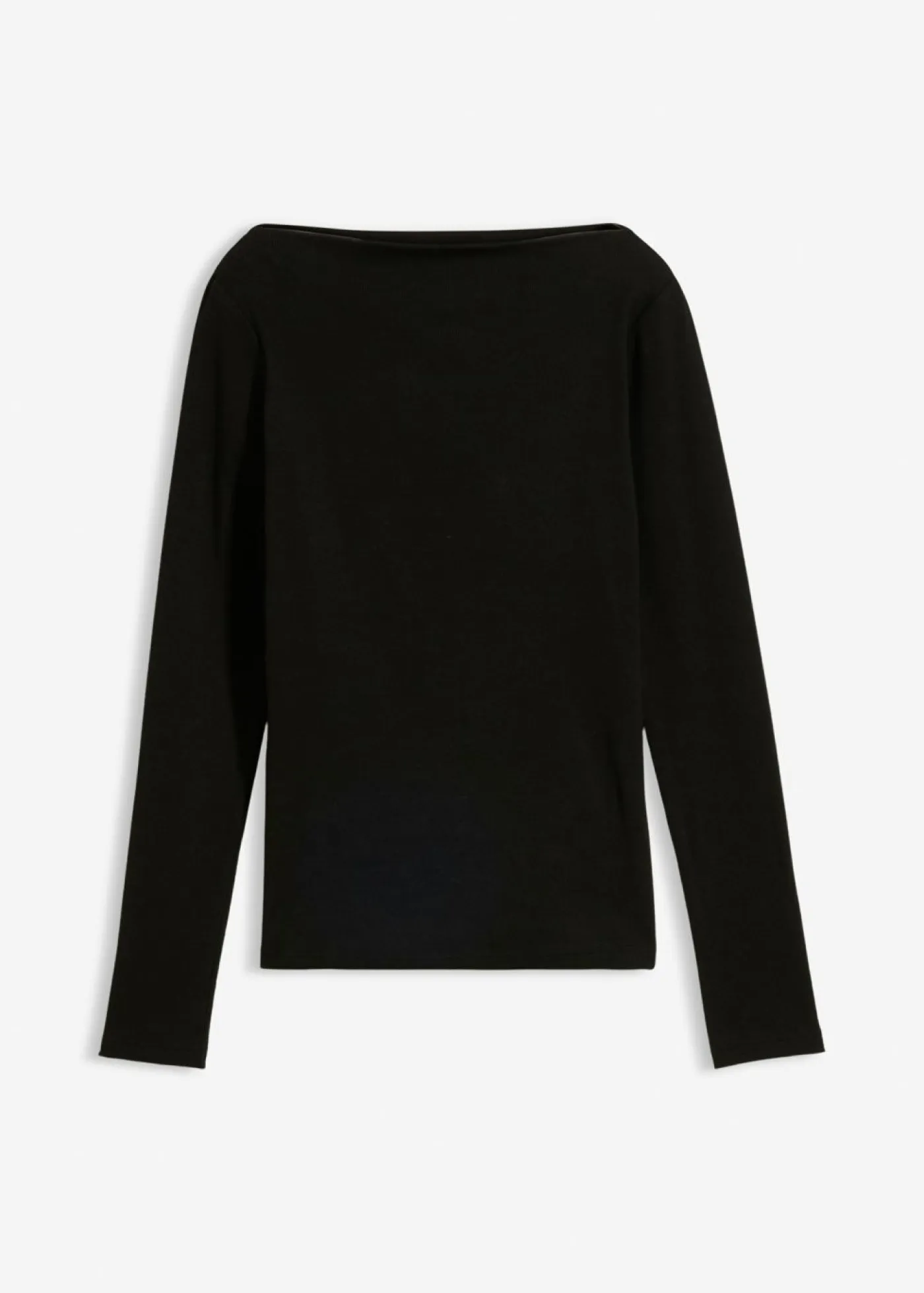 Sale Camiseta ajustada de canalé Mujer Básicos|Camisetas