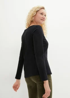 Discount Camiseta ajustada de manga larga (2 unidades) Mujer Básicos|Camisetas