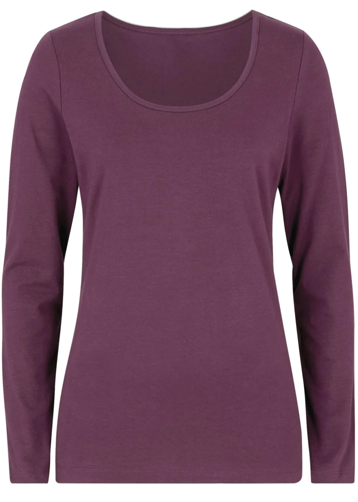 Discount Camiseta ajustada de manga larga Mujer Básicos|Camisetas