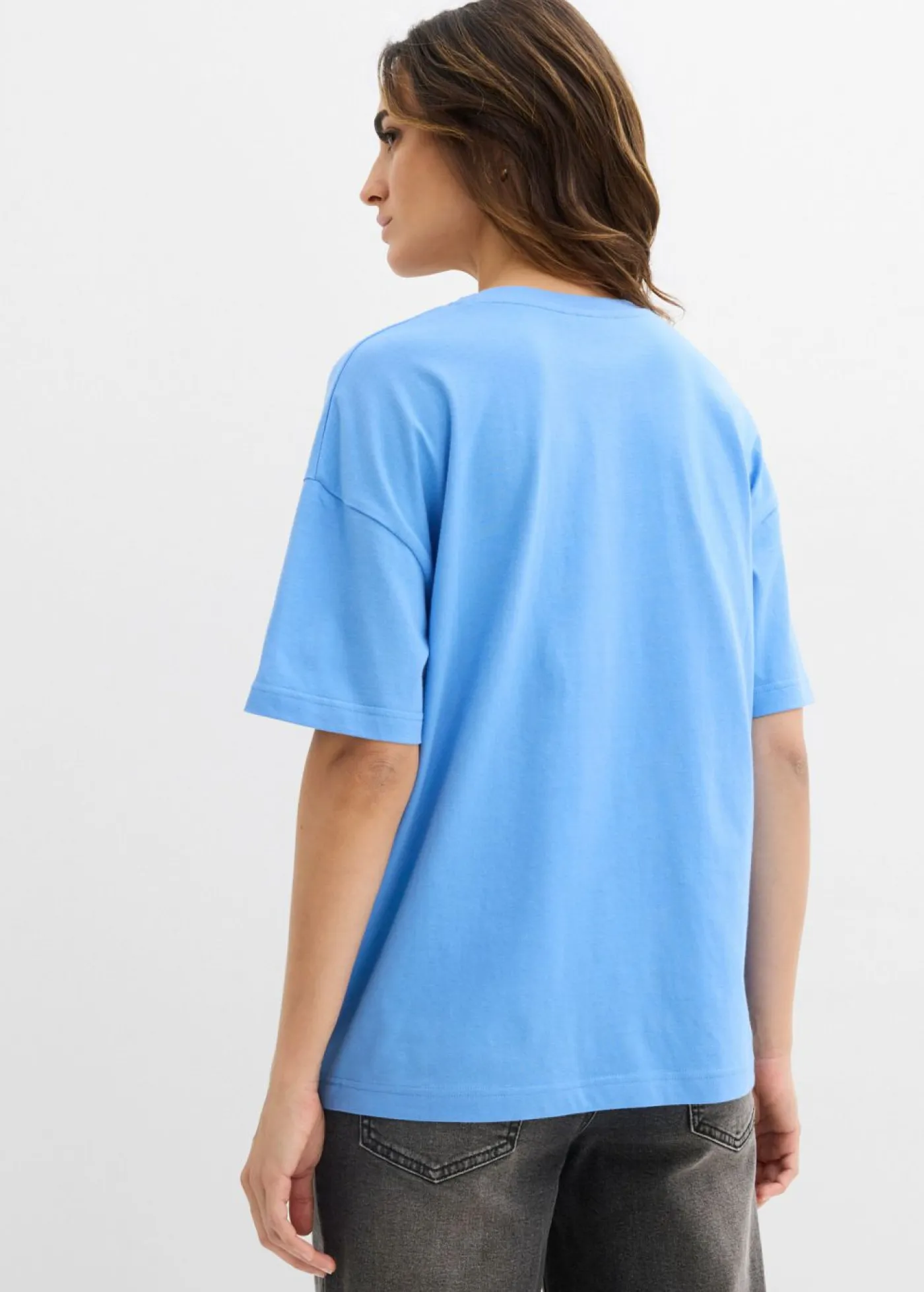 Online Camiseta ancha de algodón orgánico puro Mujer Camisetas