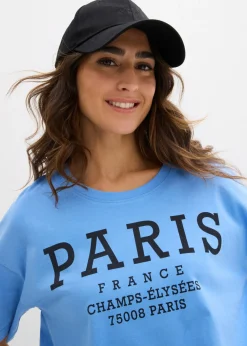 Online Camiseta ancha de algodón orgánico puro Mujer Camisetas
