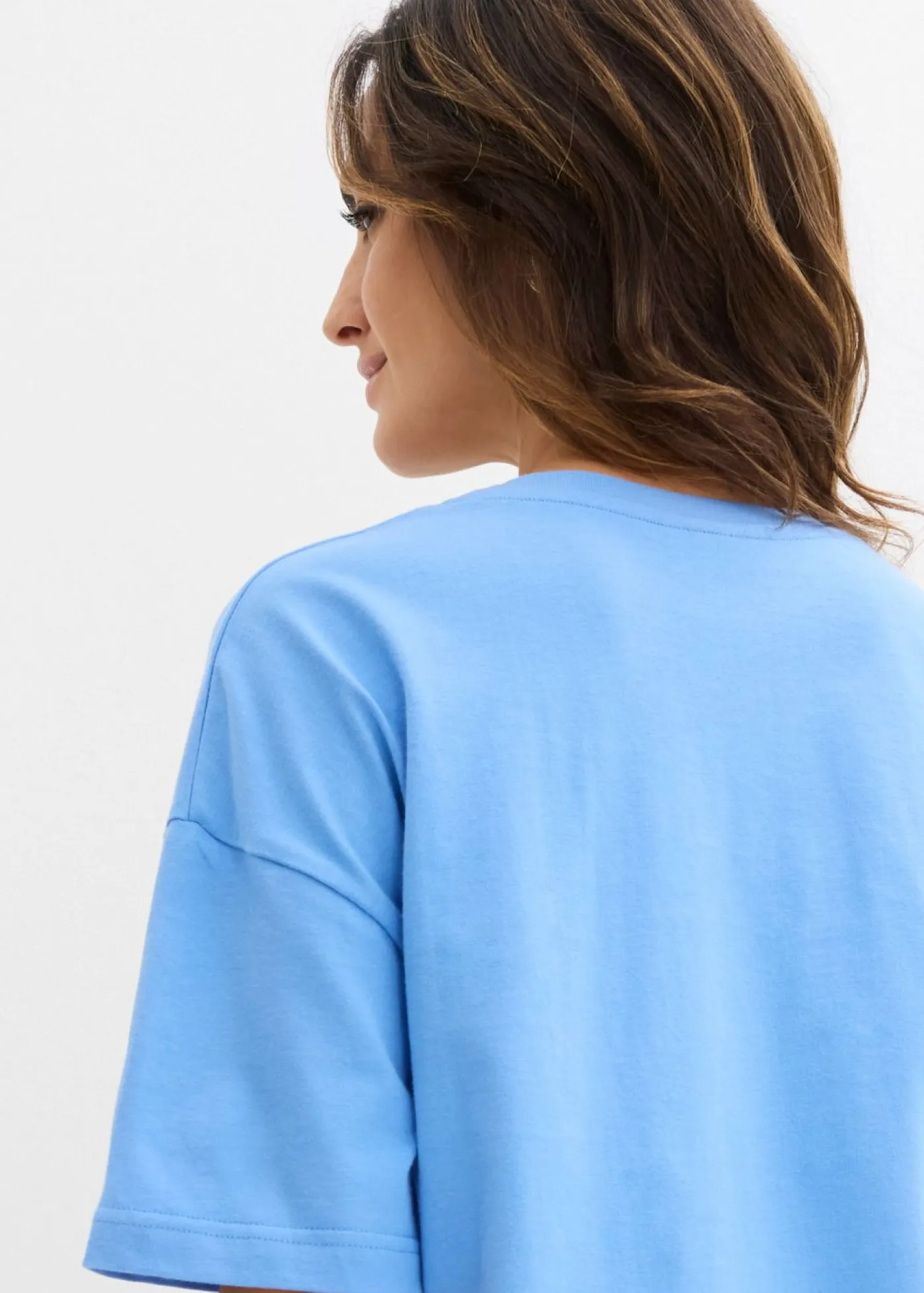 Online Camiseta ancha de algodón orgánico puro Mujer Camisetas