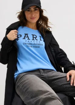 Online Camiseta ancha de algodón orgánico puro Mujer Camisetas