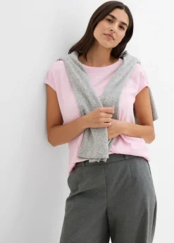 Outlet Camiseta boxy de manga corta Mujer Camisetas|Novedades