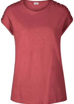 New Camiseta boxy de manga corta Mujer Camisetas|Novedades