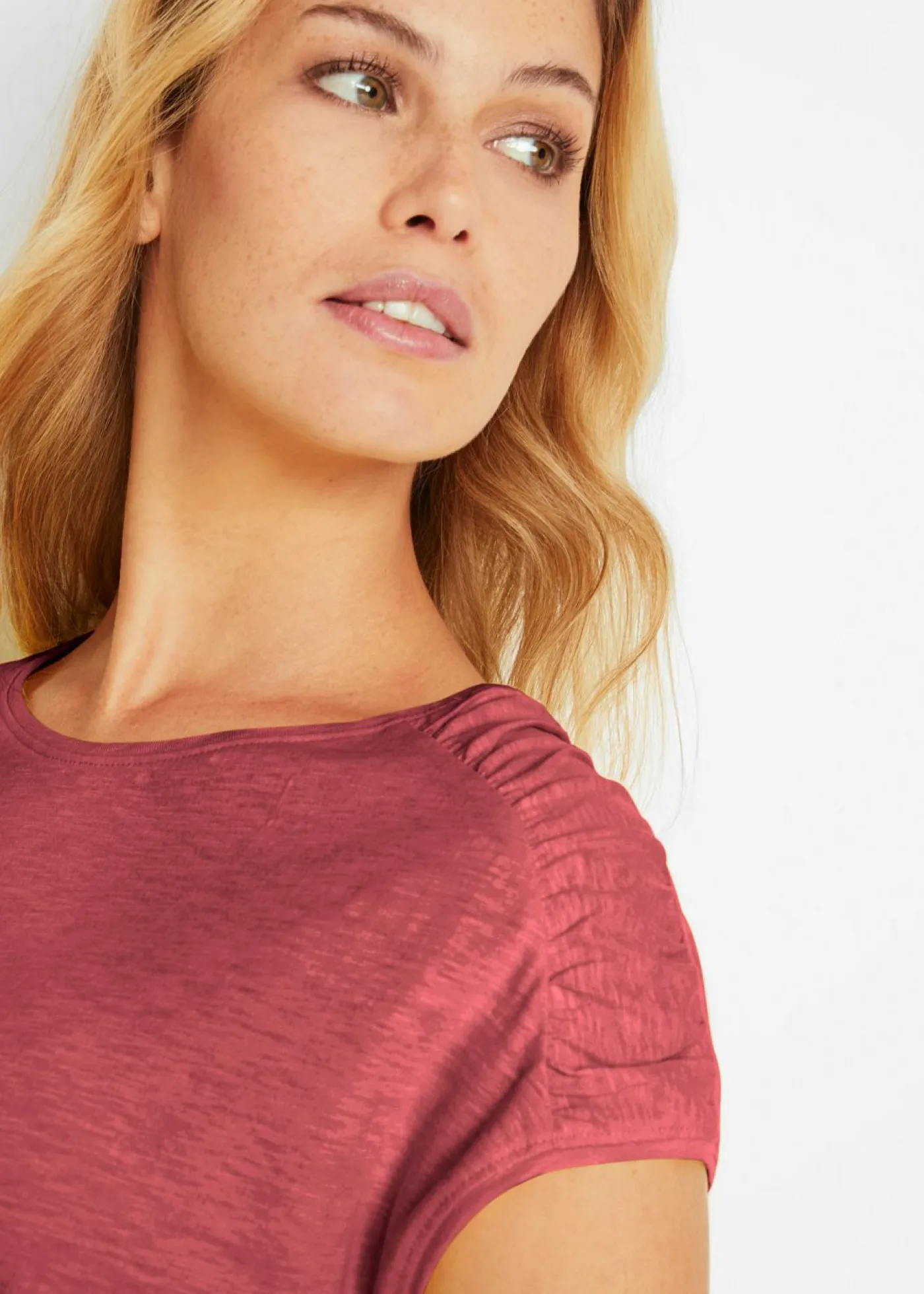 New Camiseta boxy de manga corta Mujer Camisetas|Novedades