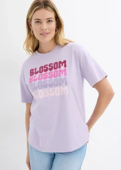 Camiseta boxy oversize de algodón orgánico Mujer Camisetas