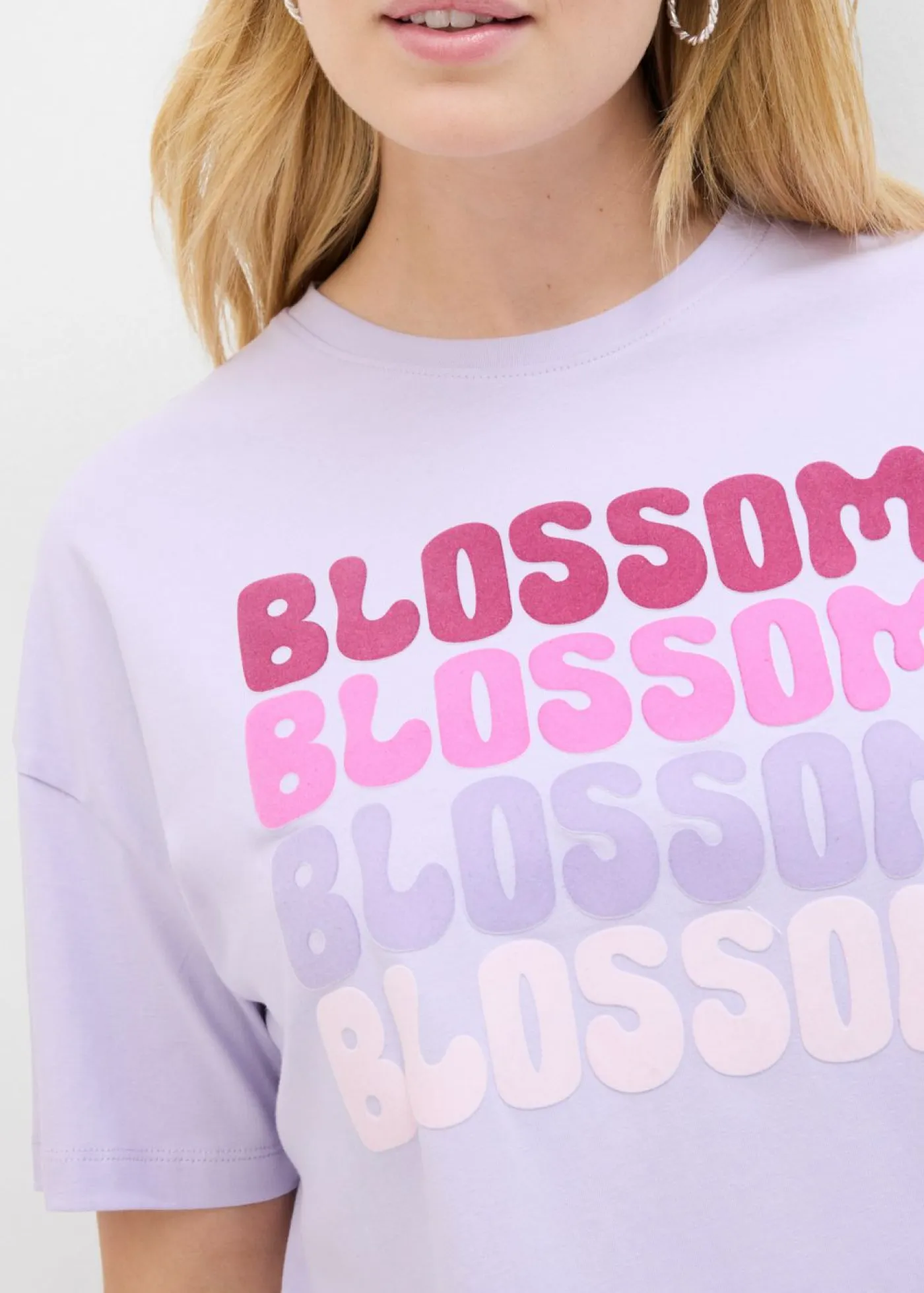 Camiseta boxy oversize de algodón orgánico Mujer Camisetas