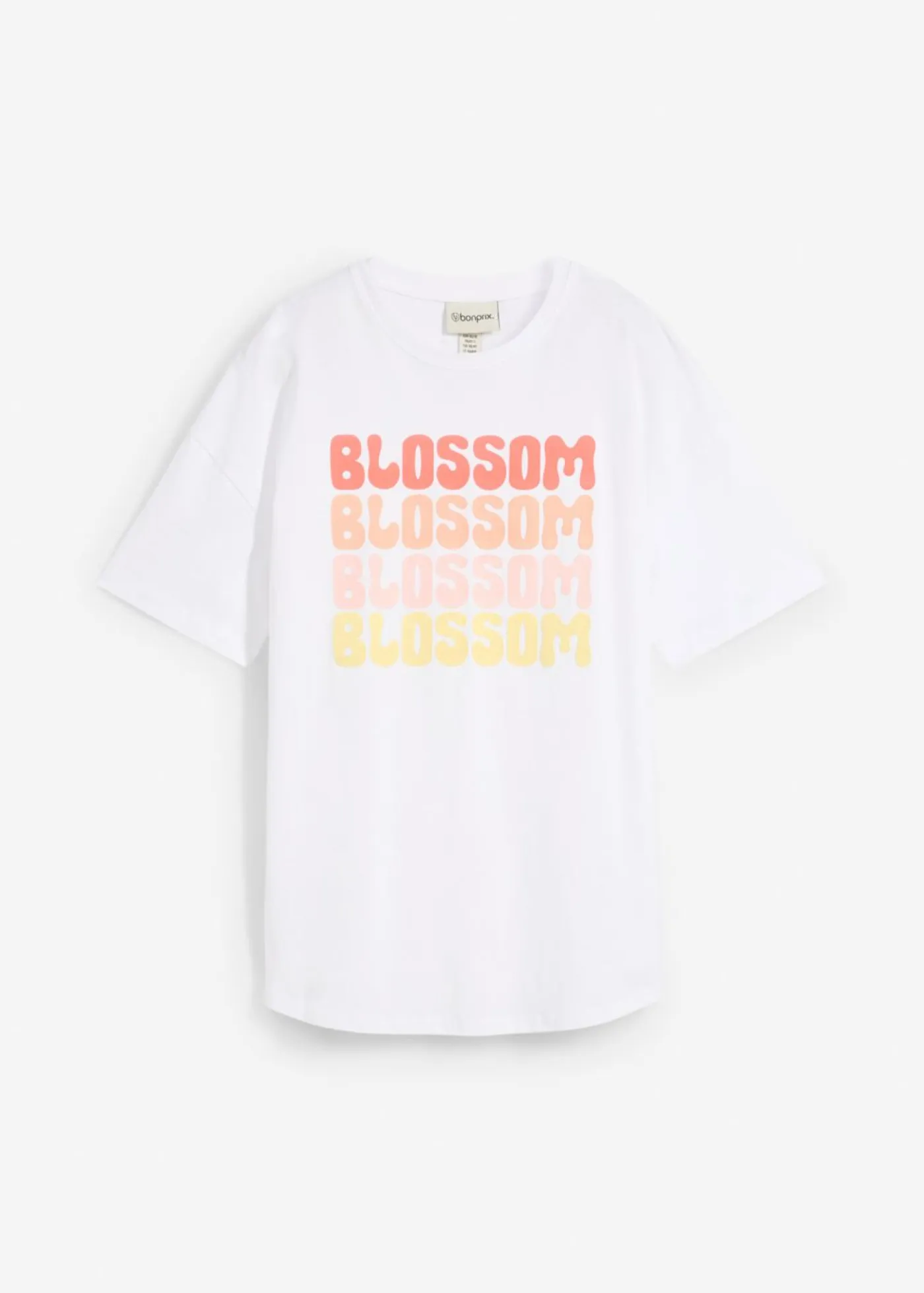 Online Camiseta boxy oversize de algodón orgánico Mujer Camisetas