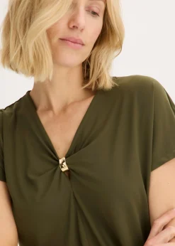 Sale Camiseta con anillo decorativo Mujer Camisetas