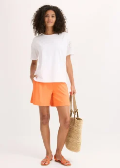 Online Camiseta con bordado calado Mujer Camisetas