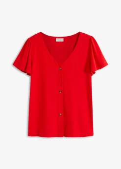 Outlet Camiseta con botones Mujer Camisetas