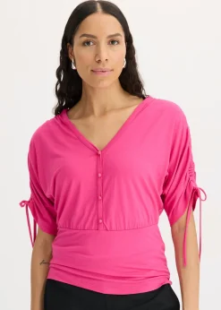 Outlet Camiseta con botones Mujer Camisetas