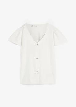 Outlet Camiseta con botones Mujer Camisetas