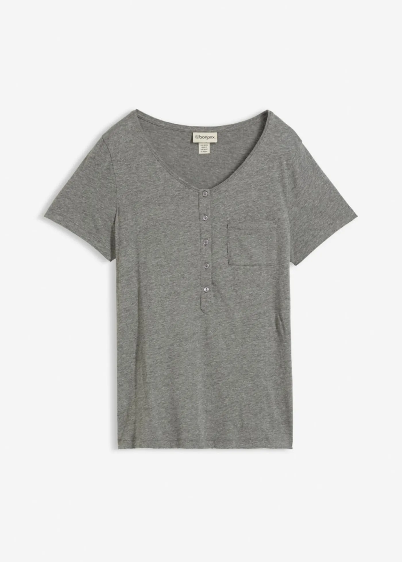 Hot Camiseta con botones Mujer Camisetas|Novedades