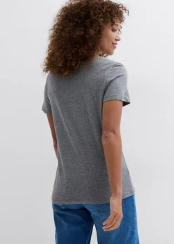 Hot Camiseta con botones Mujer Camisetas|Novedades