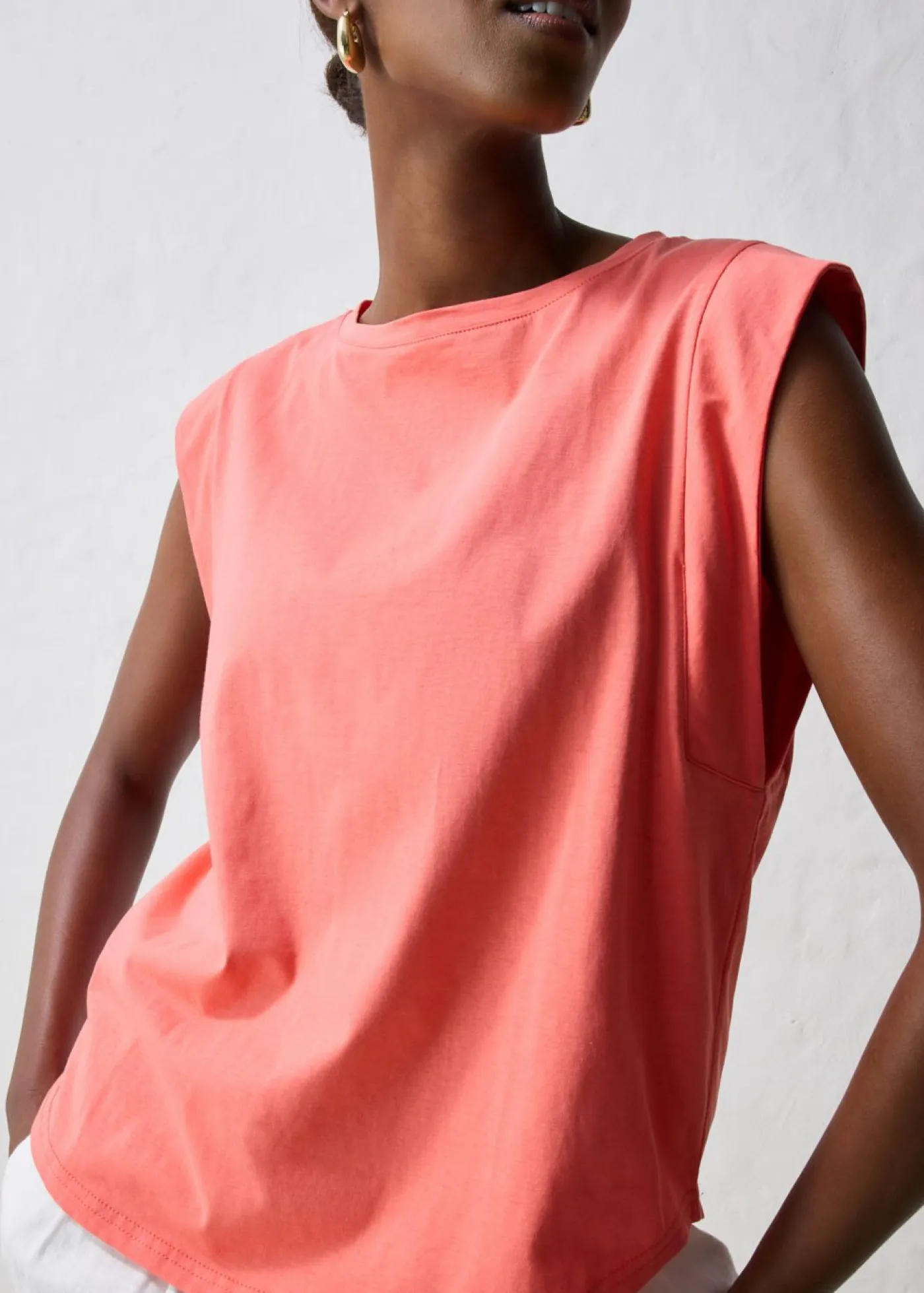 Clearance Camiseta con contenido de seda Mujer Premium|Camisetas