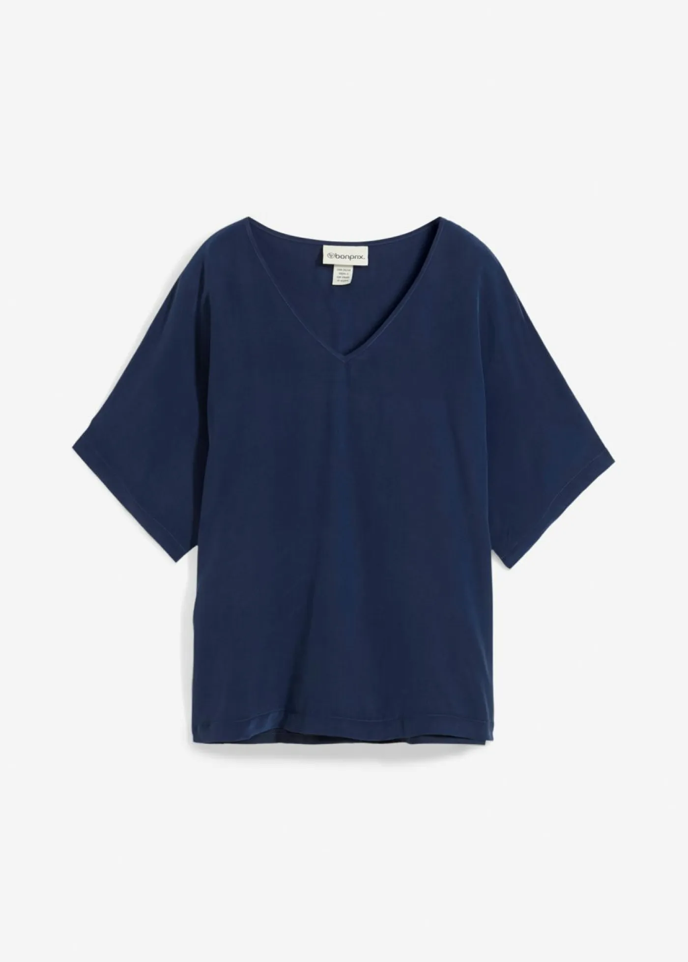 New Camiseta con contenido de seda e inserto de tejido Mujer Premium|Camisetas