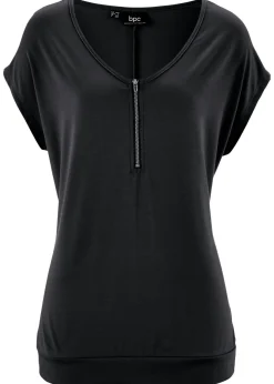 Best Camiseta con cremallera en el cuello Mujer Camisetas