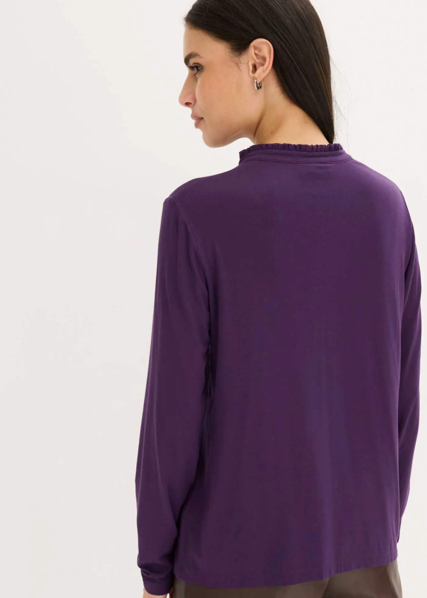 Clearance Camiseta con cuello alto Mujer Camisetas