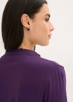 Clearance Camiseta con cuello alto Mujer Camisetas