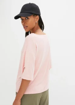Camiseta con cuello barco Mujer Camisetas