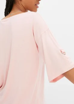 Camiseta con cuello barco Mujer Camisetas