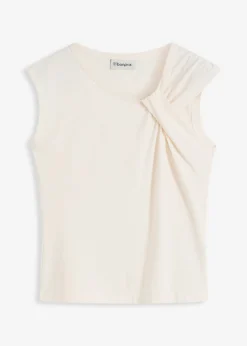 Discount Camiseta con detalle de nudo Mujer Camisetas